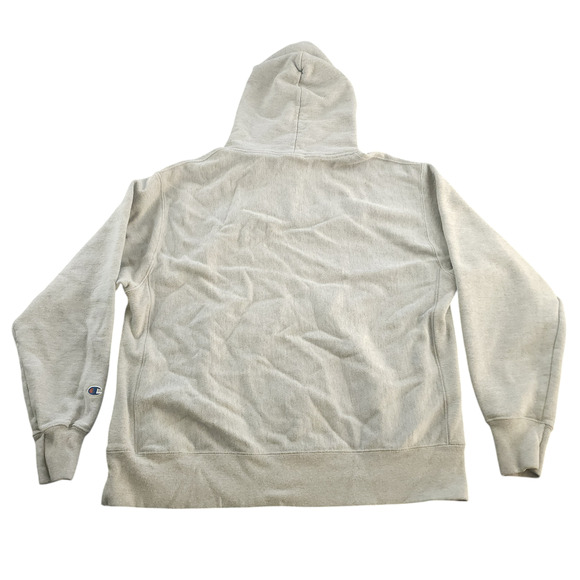 Champion Hoodie Mens XL Reverse Weave Spell Out Pullover 3D Chenille Script Logo - Picture 3 of 10